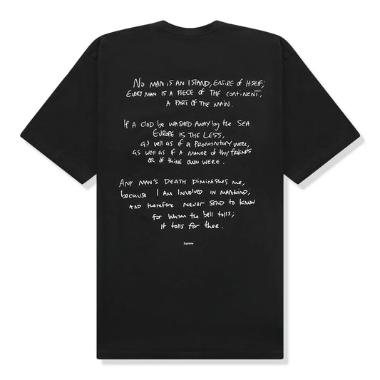 Supreme X Corteiz Rules The World T Shirt - Black